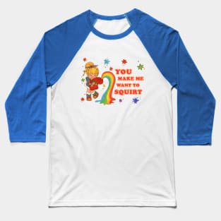 Rainbow Squirt Baseball T-Shirt